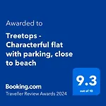 Treetops - Characterful Flat With Parking, Close To Beach