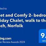 Quiet And Comfy 2- Bedroom Holiday Chalet, Walk To The Beach, Norfolk