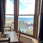 The Stones A Beautifully Presented Private Apartment With Far Reaching Views Over St Ives Harbour And Bay And Free Onsite Parking For Larger Groups Book Along With Our Connecting Two Sister Apartments