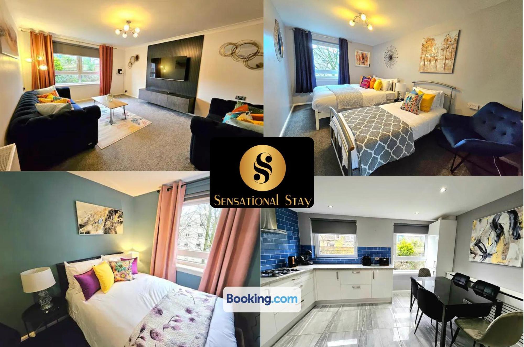 Lovely 3 Bedroom By Sensational Short Lets & Service With 6 Beds Apartmán *