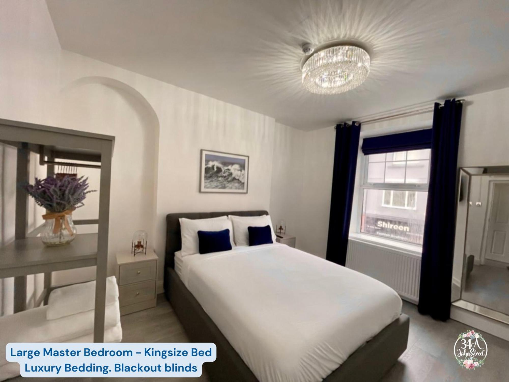Appartement Ocean Escape 200m From The Sea, High Spec Town Centre Entire Flat, 3 Bedrooms, Tvs *